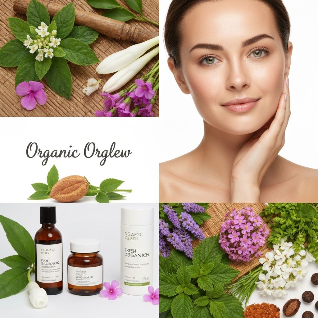 Santé de la peau - ingrédients naturels pour la beauté