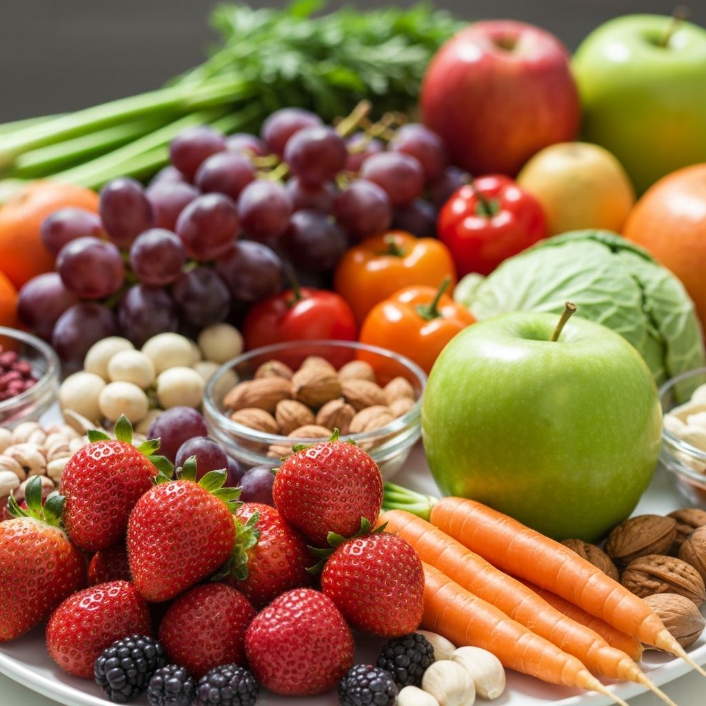 Sources naturelles de vitamines - fruits et légumes